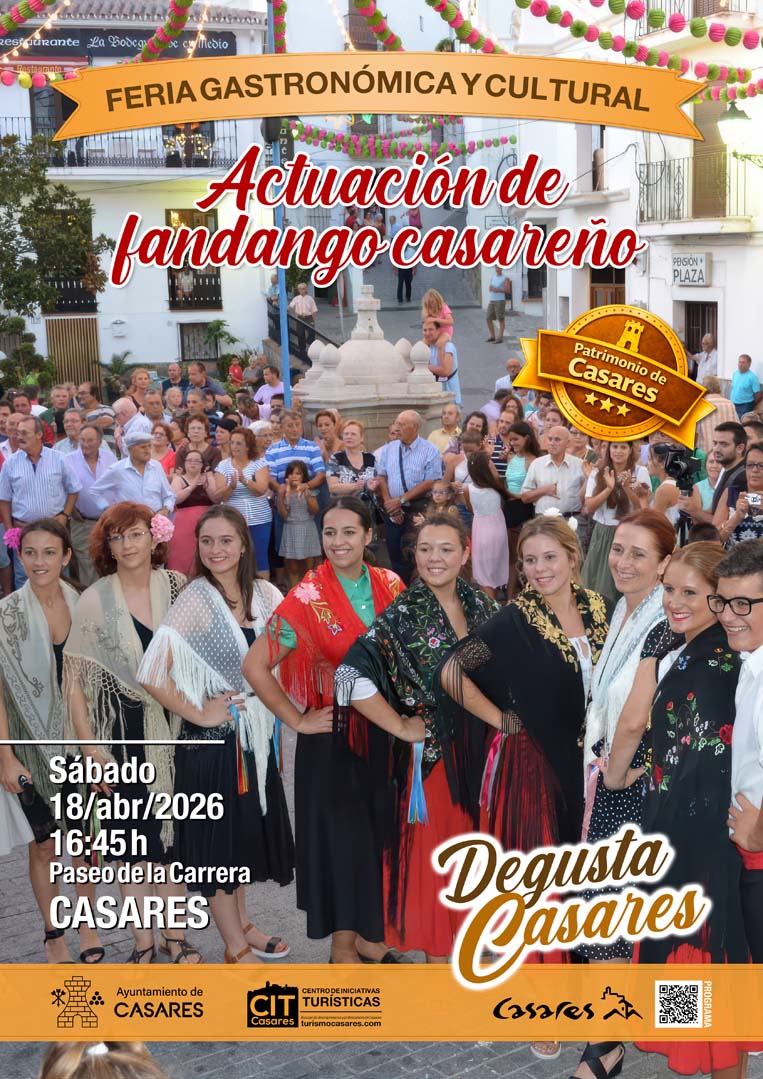 Actuación de Fandango casareño ("Degusta Casares" 2026)