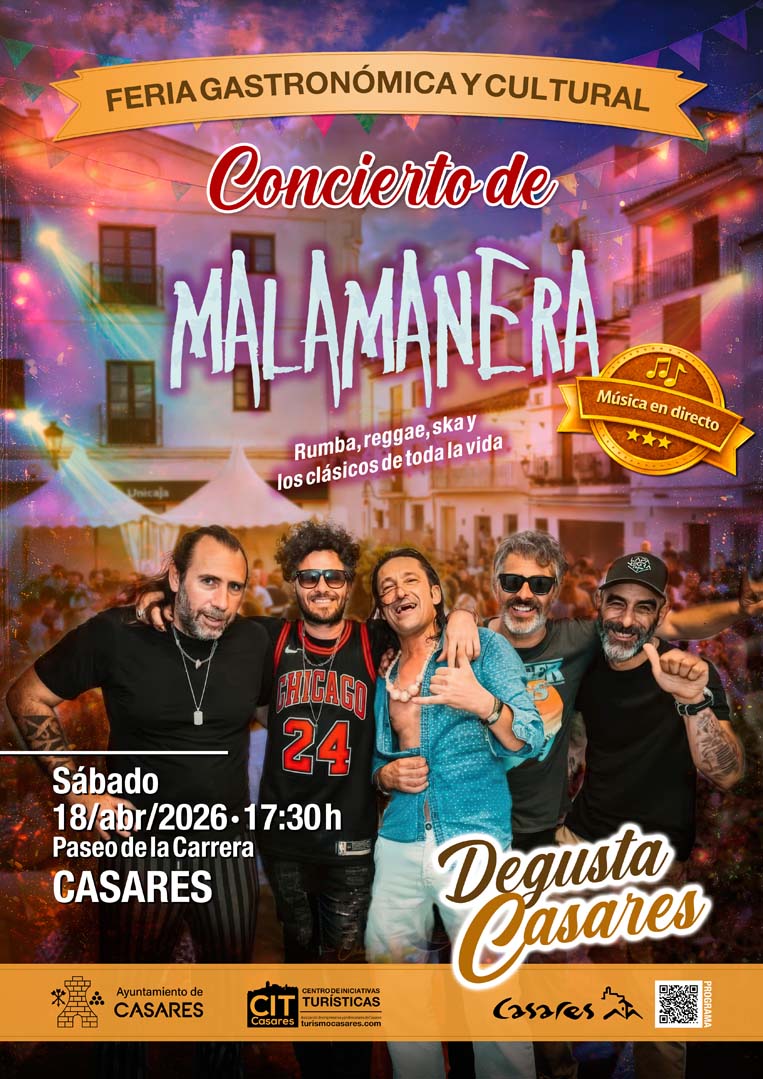 Concierto del grupo "Malamanera" ("Degusta Casares" 2026)