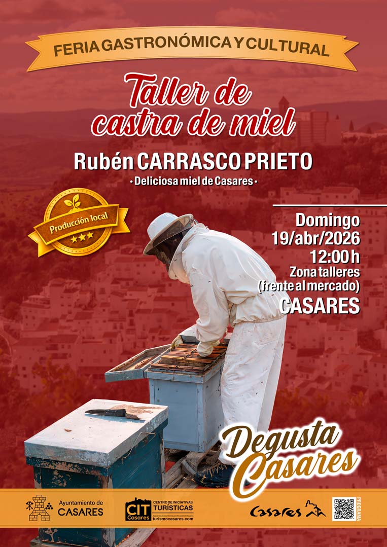 Taller de castra de miel, con Rubén Carrasco ("Degusta Casares" 2026)